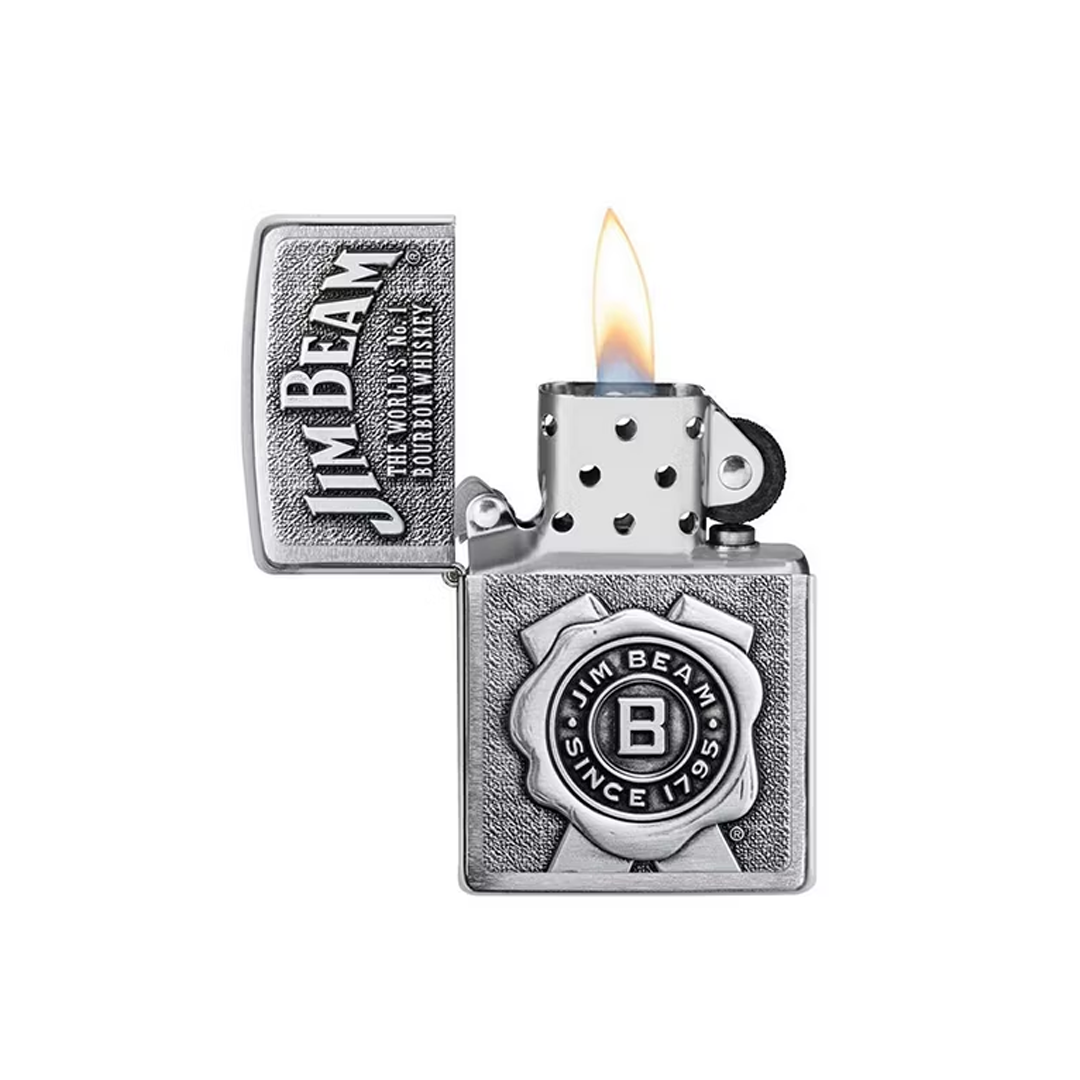 29829 JIM BEAM® BRUSHED CHROME - Imagen 2
