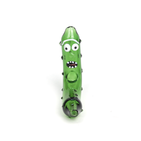 PIPA VIDRIO 57 PEPINO VERDE 110MM