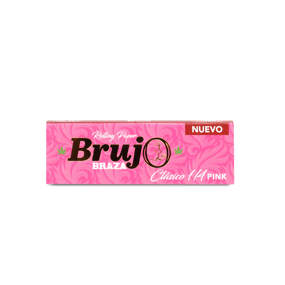 BRUJO BRAZA PAPEL ROSADO 1 1/4 X50HJTS