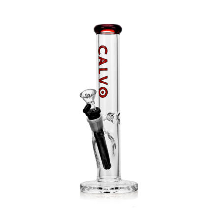 PIPA BONG CALVO CG23272 R VIDRIO 25CM ROJO