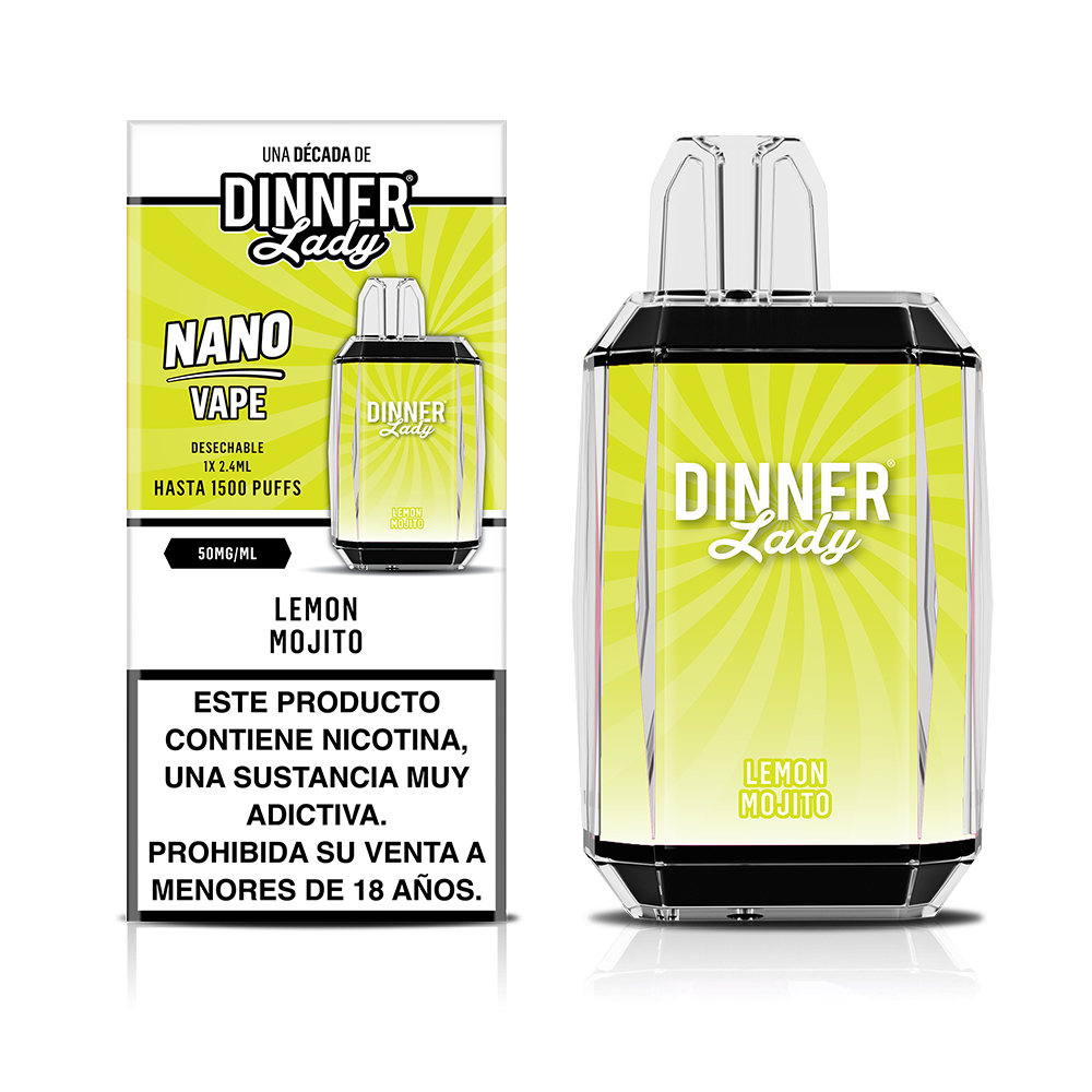 Dinnerlady Vape Limon Mojito 1500 Puff