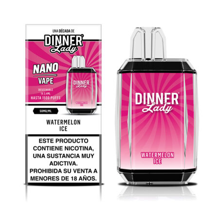 DINNERLADY VAPE WATERMELON ICE 1500 PUFF