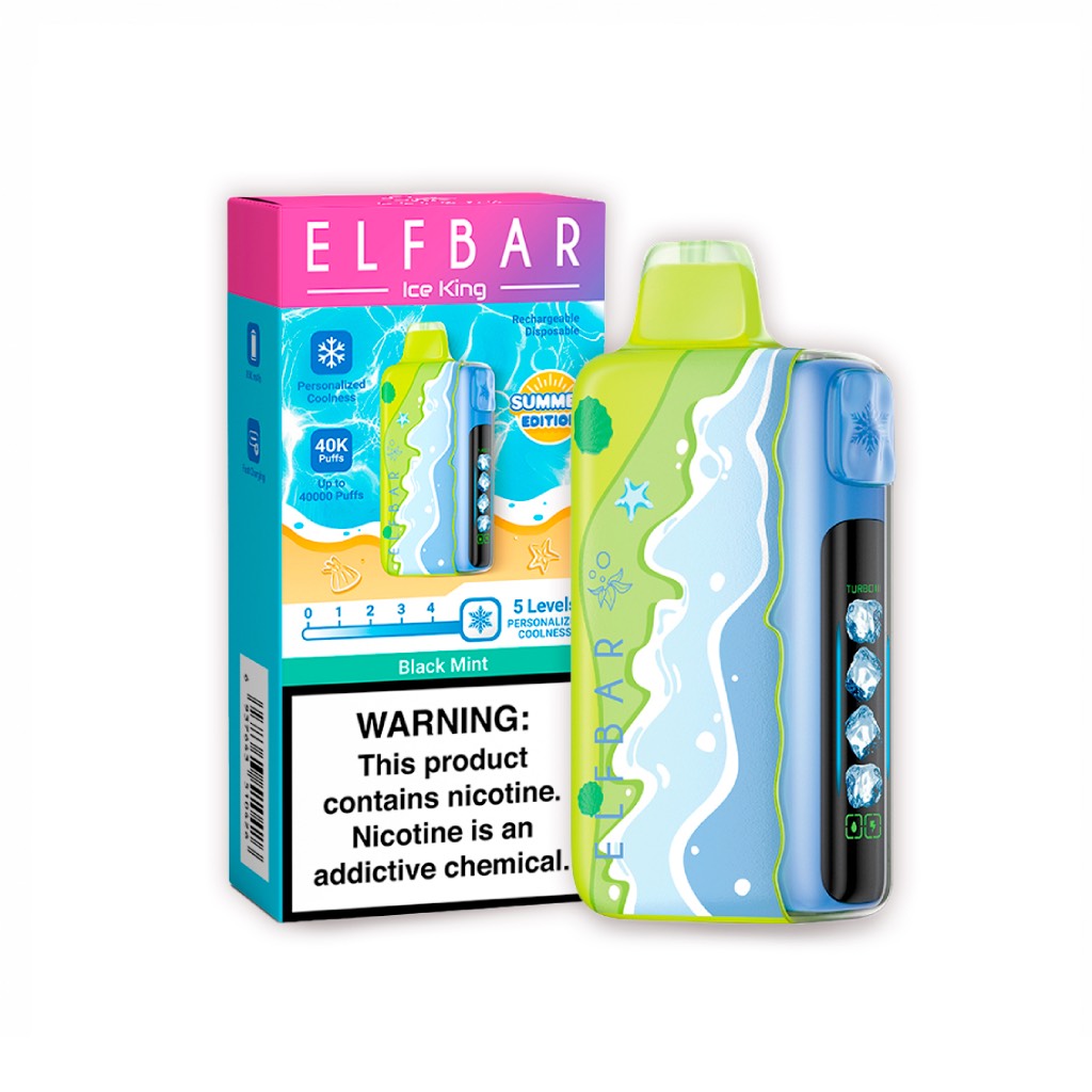 ELFBAR 40K PUFF BLACK MINT - Imagen 2