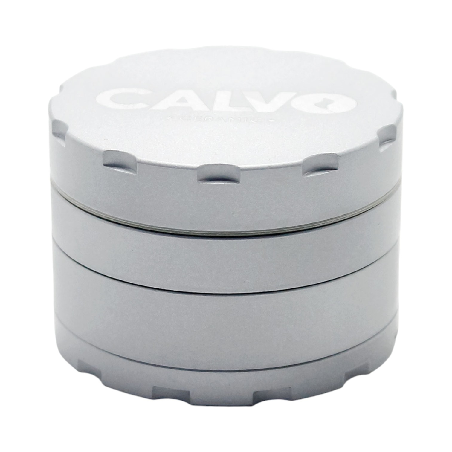 MOLEDORA CALVO CERAMICO MCC-S 4PARTES 63MM SILVER - Imagen 4