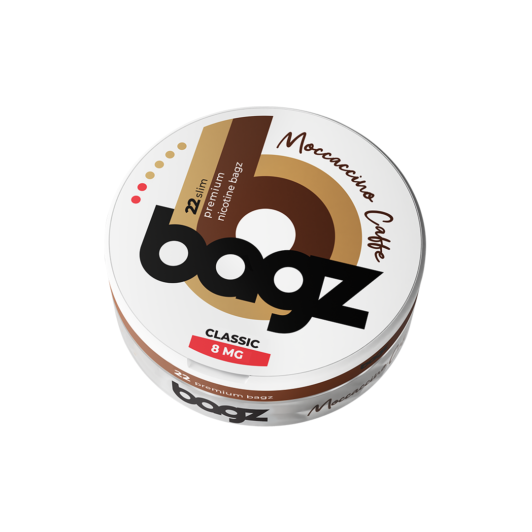 BAGZ NIC POUCHES MOCCACCINO CAFFE 8MG X22