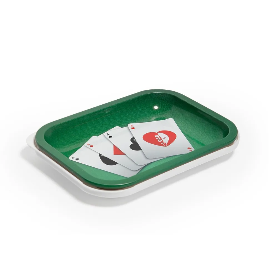 OCB BANDEJA MINI DOBLE METAL ACRILICO 18.6X14CM - Imagen 2