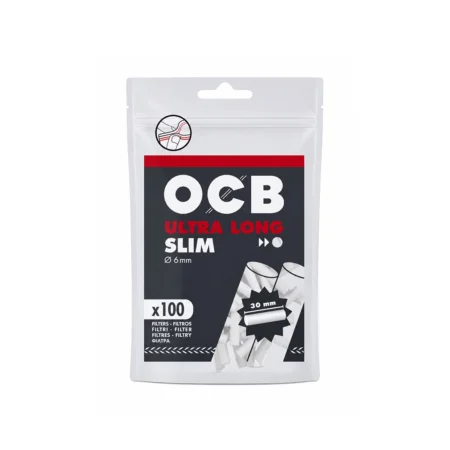 OCB FILTROS ULTRA LONG SLIM BOLSA x 100 UND