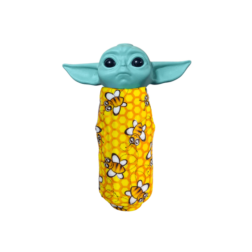 PIPA SILICONA LIM 13CM BABY YODA COLORES