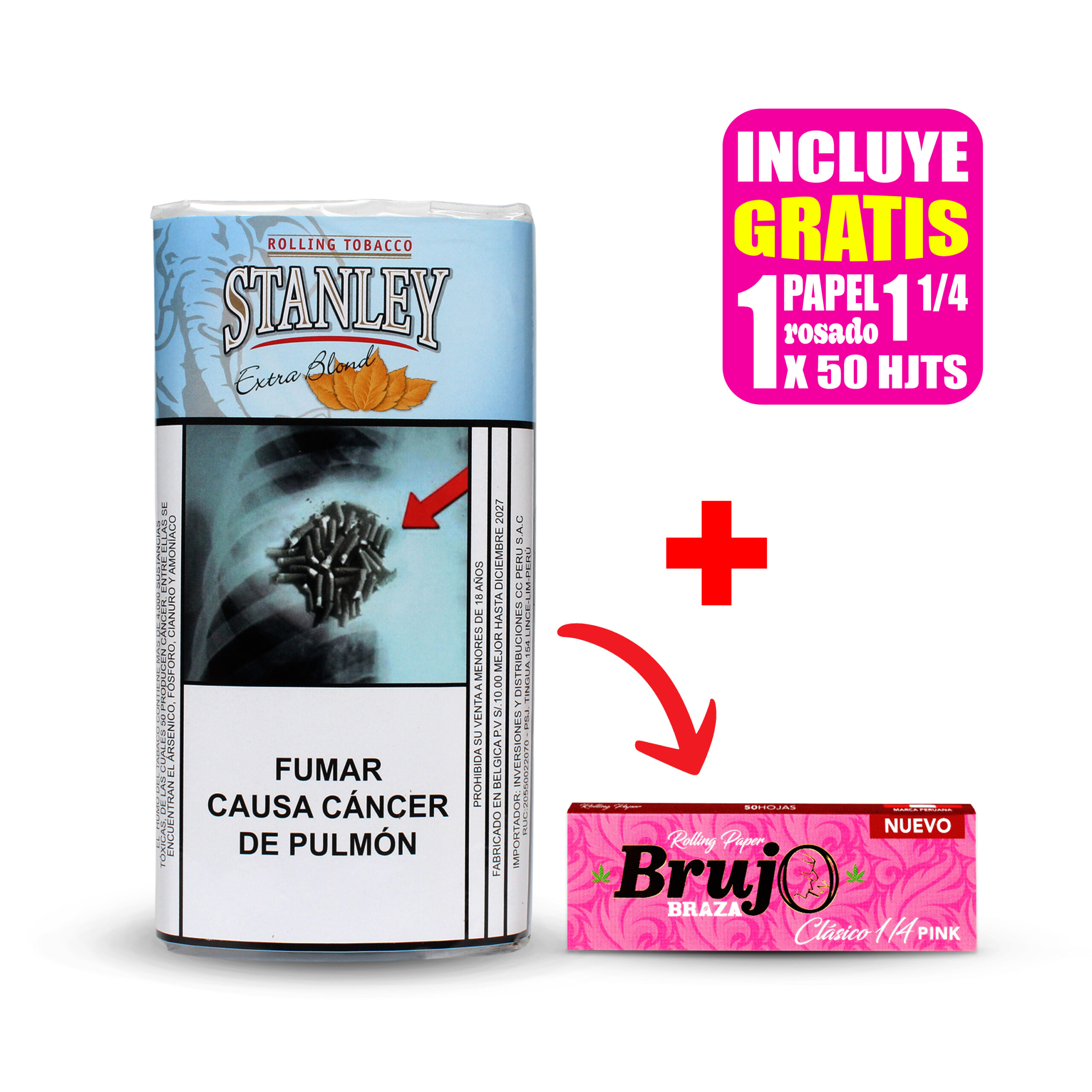 STANLEY TABACO EXTRA BLOND X 30GR