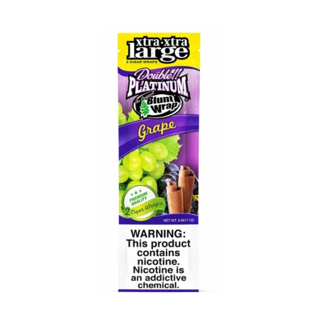 BLUNT WRAP PLATINUM XTRA LARGE GRAPE X 2UND