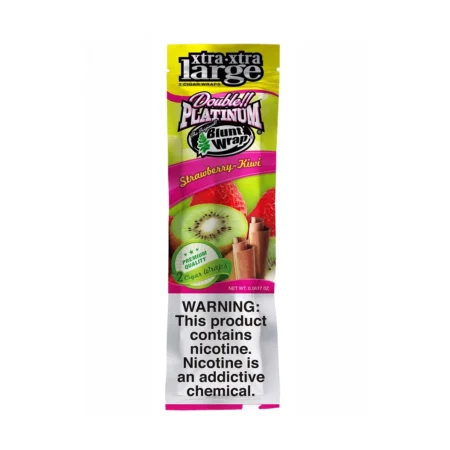 BLUNT WRAP PLATINUM EXTRA LARGE STRAWBERRY X 2 UND