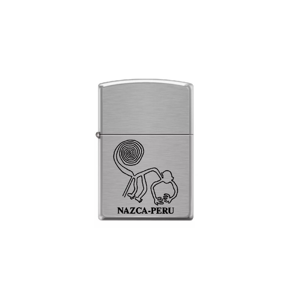 ZIPPO 200 CI406394 BRUSHED CHROME PERU NAZCA (MONO)