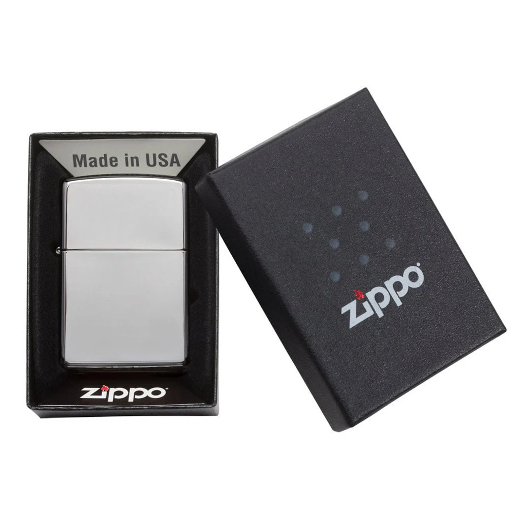 ZIPPO 250 REG HIGH POLISH CHROME - Imagen 3