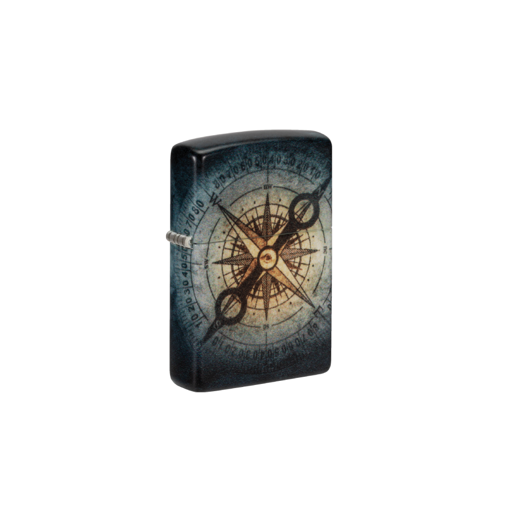 ZIPPO 48562 49193 COMPASS GHOST DESIGN