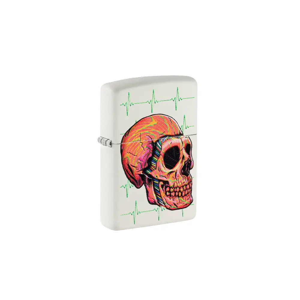 ZIPPO 48659 CYBER SKULL DESING