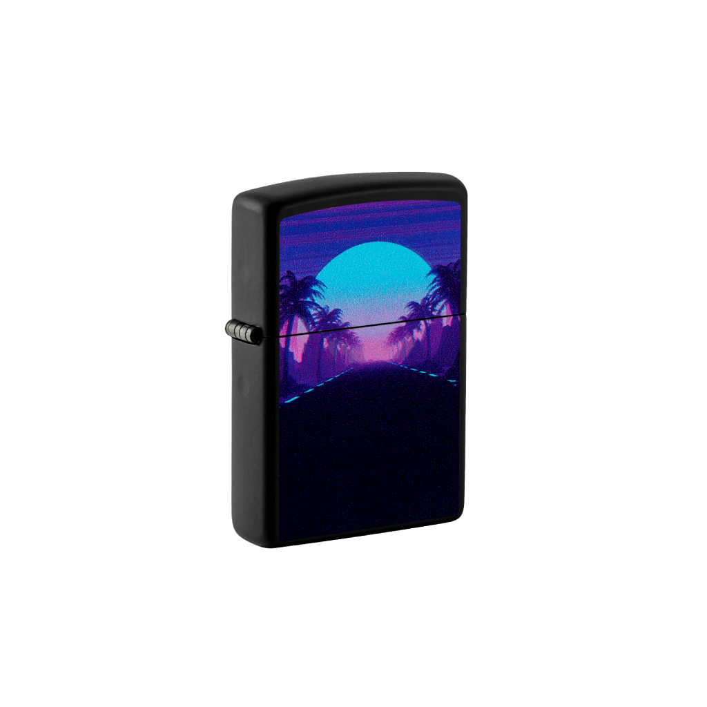 ZIPPO 49809 SUNSET BLACK LIGHT DESIGN