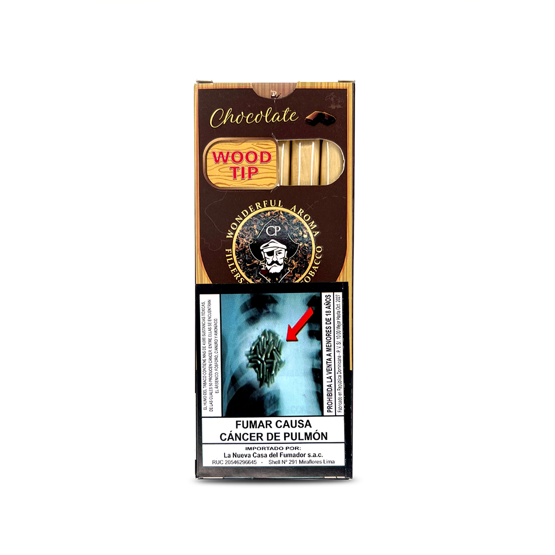 WOOD TIP PURO CHOCOLATE X5